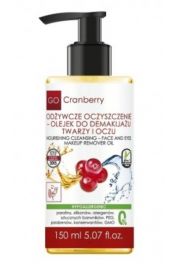 GoCranberry Olejek do demakijau twarzy i oczu odywiajco-oczyszczajcy 150 ml