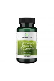 Swanson Full Spectrum Boswellia & Curcumin 300mg/300 mg - suplement diety 60 kaps.
