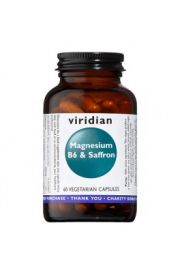 Viridian Magnesium, B6 & Saffron - suplement diety 60 kaps.