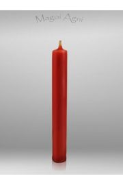 MagoiAgni Czerwona Świeca z wosku 9x1,2 cm