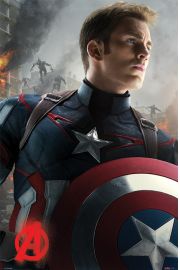 Avengers Czas Ultrona - Kapitan Ameryka - plakat