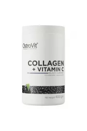OstroVit Kolagen + Witamina C - smak czarna porzeczka Suplement diety 400 g