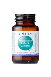 Viridian Horseradish & Garlic Complex Chrzan i Czosnek Kompleks - suplement diety 30 kaps.