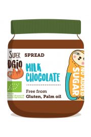 Super Fudgio Krem mleczno-czekoladowy bez dodatku cukru 190 g Bio