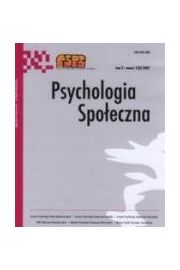 ePrasa Psychologia Spoeczna nr 2(2)/2006