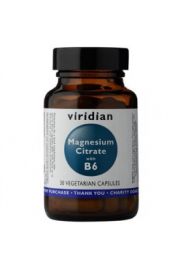 Viridian Magnez z witamin B6- suplement diety 30 kaps.