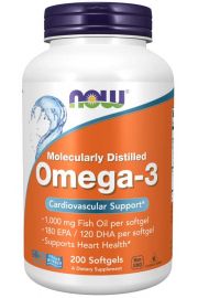 Now Foods Omega 3 1000 mg 200 kaps.