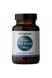 Viridian OPC ekstrakt - Wycig z pestek winogron 100 mg - suplement diety 30 kaps.