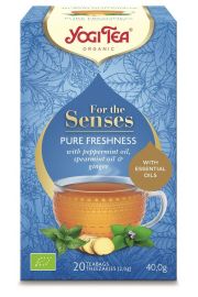 Yogi Tea Herbatka dla zmysw wieo z olejkiem mitowym (for the senses pure freshness) 40 g Bio