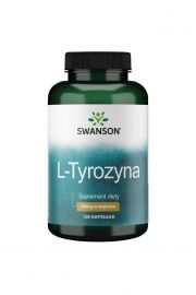 Swanson L-Tyrozyna 500 mg - suplement diety 100 kaps.