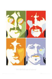 The Beatles sea of science - plakat premium 60x80 cm