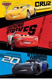 Auta  - Cars 3 - plakat z filmu 61x91,5 cm