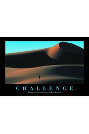 Wyzwanie - Pustynia - plakat motywacyjny