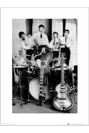 The Beatles Instruments - plakat premium