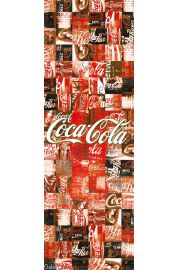 Coca-Cola - patchwork - plakat 53x158 cm