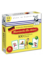 Niemiecki dla dzieci. 100 pierwszych swek. Ksieczka + karty obrazkowe. Kapitan Nauka