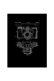 Patent Aparat Fotograficzny Projekt 1962 - retro plakat 21x29,7 cm