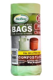 BioBag Worki na mieci na odpady i zmieszane (kompostowalne i biodegradowalne) 20 L 20 szt.