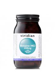 Viridian Betaina HCL z Goryczk - suplement diety 90 kaps.