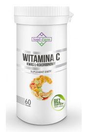 Soul Farm Witamina C (kwas l-askorbinowy) 800 mg Suplement diety 60 kaps.