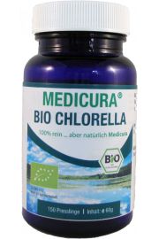 Medicura Chlorella (glony) w pastylkach Suplement diety 150 szt. Bio