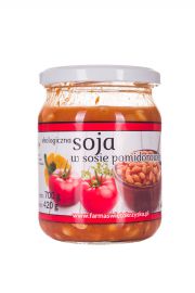 Soja W Sosie Pomidorowym Bio 420 G - Farma witokrzyska