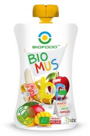Bio Food Mus mango-bananowo-jabkowy 90 g Bio