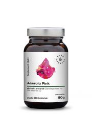 Aura Herbals Acerola Pink 25% - ekstrakt z owocw Suplement diety 320 tab.
