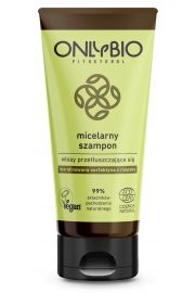 OnlyBio Fitosterol szampon micelarny do wosw przetuszczajcych si z olejkiem ze skrki z cytryny 200 ml