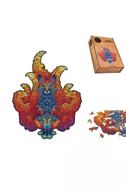 Zenko Puzzle, drewniane, rozmiar M, 120 elementów, Fantastyczne Puzzle Fantasy Puzzles
