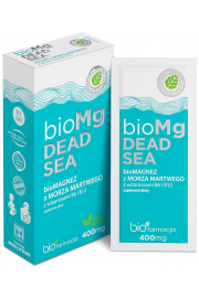 Biofarmacja Magnez z morza martwego z witaminami B6 + B12 Suplement diety 7 sasz.