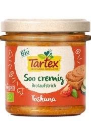 Tartex Pasta kremowa z bakaanem i cukini bezglutenowa 140 g Bio