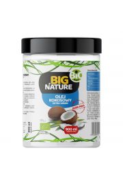 Big Nature Olej kokosowy extra virgin tłoczony na zimno 900 ml Bio