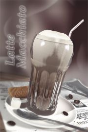 Kawa - Latte Macchiato - plakat 61x91,5 cm
