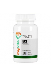 MyVita Witamina B3 (Niacyna) 50mg - suplement diety 100 tab.