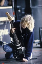 Kurt Cobain Gitara - Nirvana - plakat 61x91,5 cm