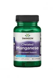 Swanson Albion Chelat Manganu 10mg Suplement diety 180 kaps.