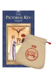 Zestaw Pictorial Key Tarot + woreczek na karty