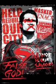 Batman v Superman Superman Faszywy Bg - plakat 61x91,5 cm