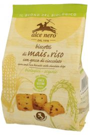 Alce Nero Ciastka kukurydziano-ryowe z czekolad bezglutenowe 200 g bio