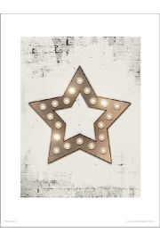 Christmas Star Lights - plakat premium 40x50 cm