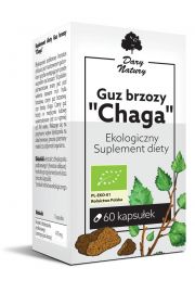 Dary Natury Guz brzozy chaga (470 mg) Suplement diety 60 kaps. Bio