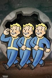 Fallout 76 Vault Boys - plakat 61x91,5 cm