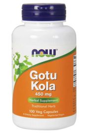 Now Foods Gotu Kola wkrotka azjatycka 450 mg Suplement diety 100 kaps.