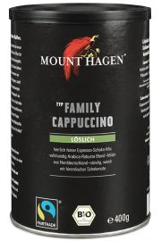 Mount Hagen Kawa cappuccino family fair trade 400 g Bio