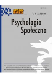 ePrasa Psychologia Spoeczna nr 2(33)/2015