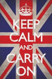 Keep Calm And Carry On Wielka Brytania - plakat 61x91,5 cm