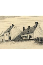 The Zandmennik House, Vincent van Gogh - plakat 84,1x59,4 cm