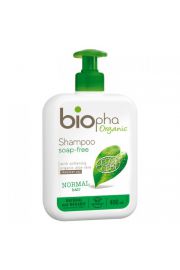Biopha Organic Biopha, szampon do wosw normalnych z aloe vera i inulin, butelka z pompk 400 ml