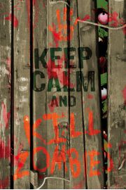 Keep Calm and Kill Zombies - plakat